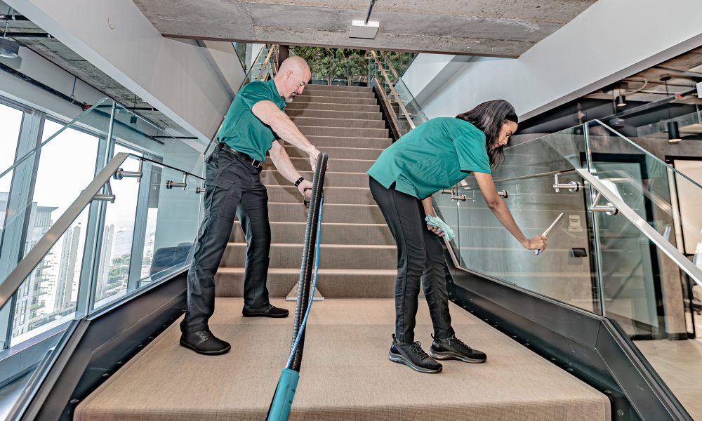 Glass Cleaning (Stairs)